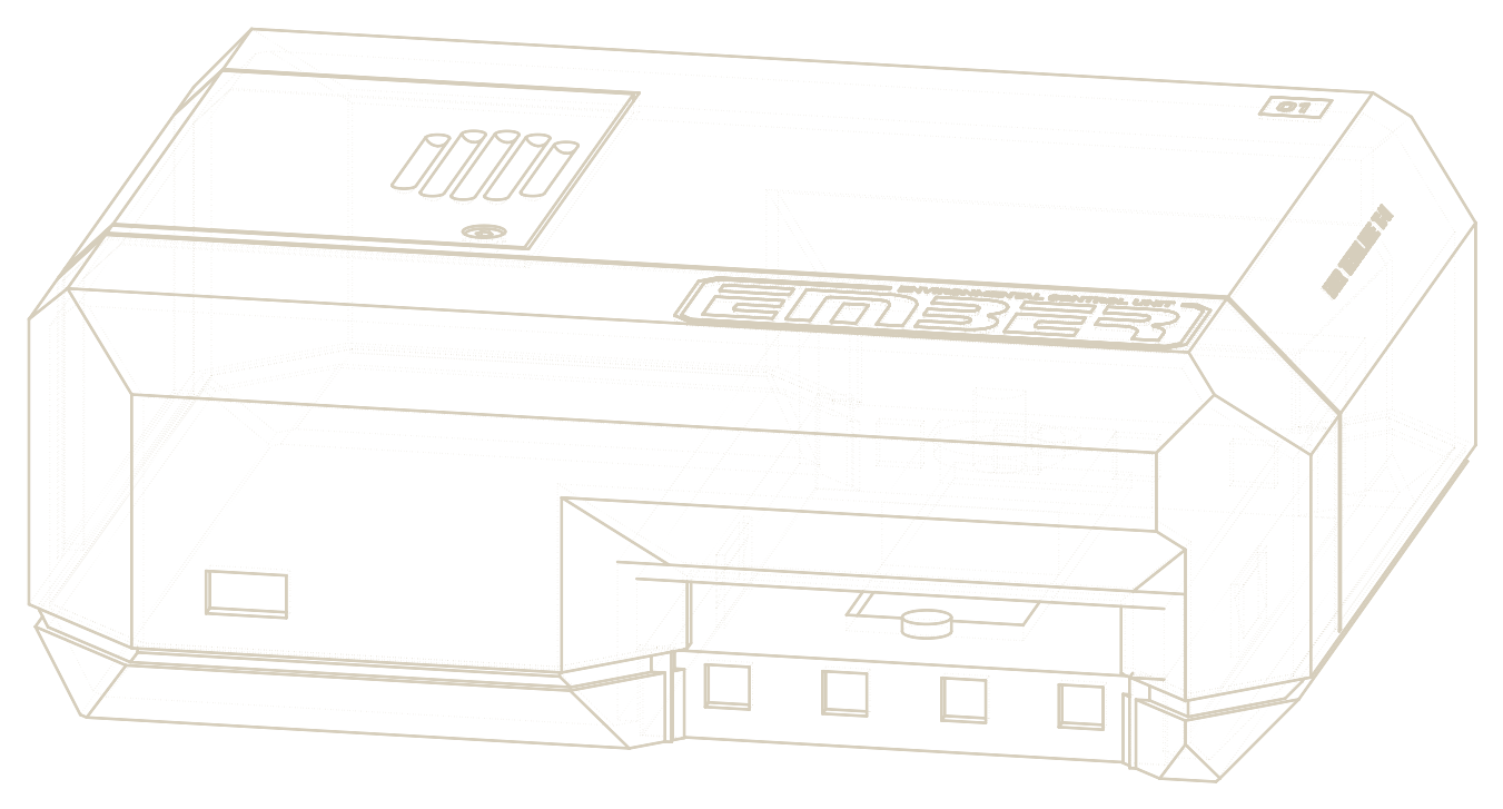 Line drawing of case v6.2 seen from below.